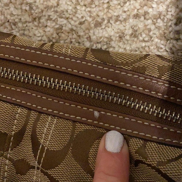 Coach brown shoulder purse - Picture 5 of 5